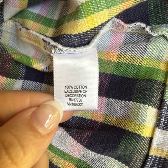 Merona Womens Cotton Plaid Pullover Jacket Size Large - Picture 7 of 7